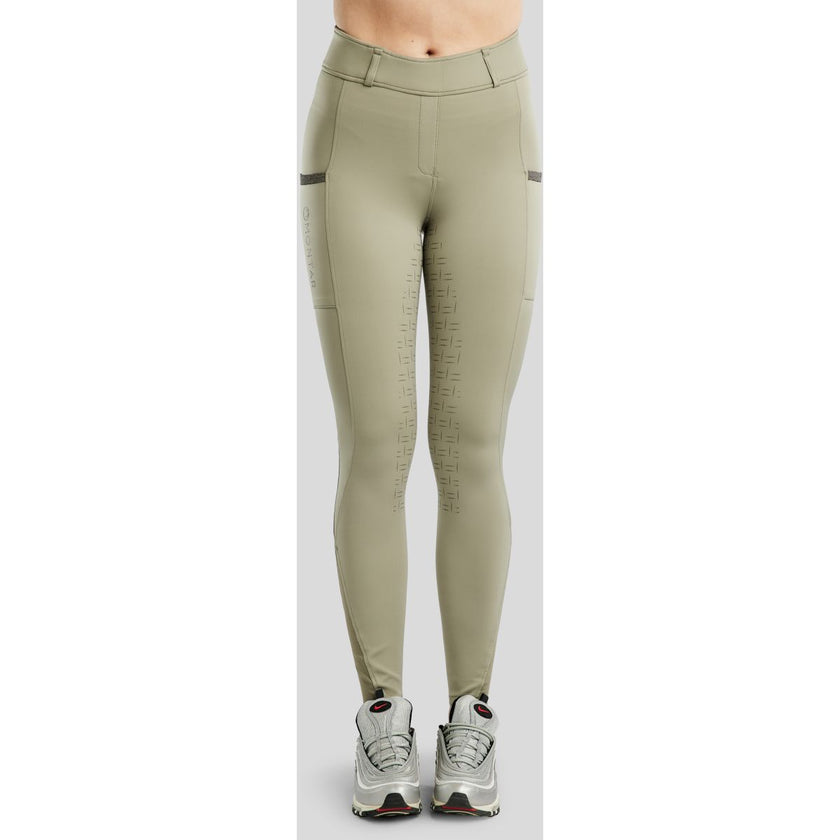 Montar Reitleggings MoGaia Full Grip Dusty Green Montar Reitleggings MoGaia Full Grip Dusty Green