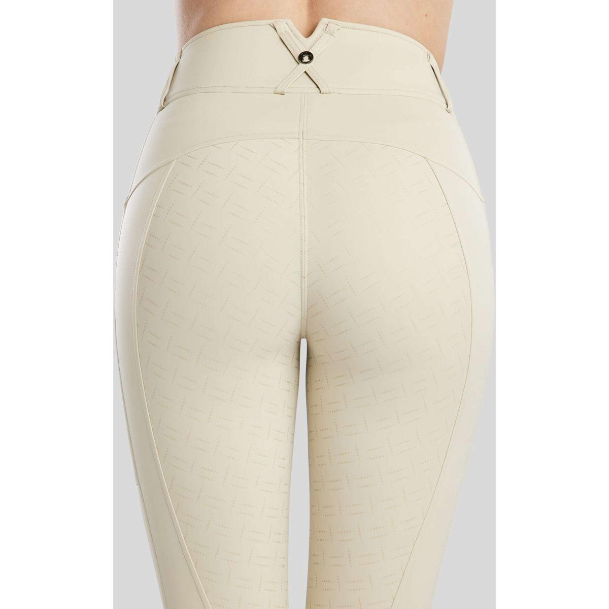 Montar Reitleggings MoGaia Full Grip Warm Light Grey