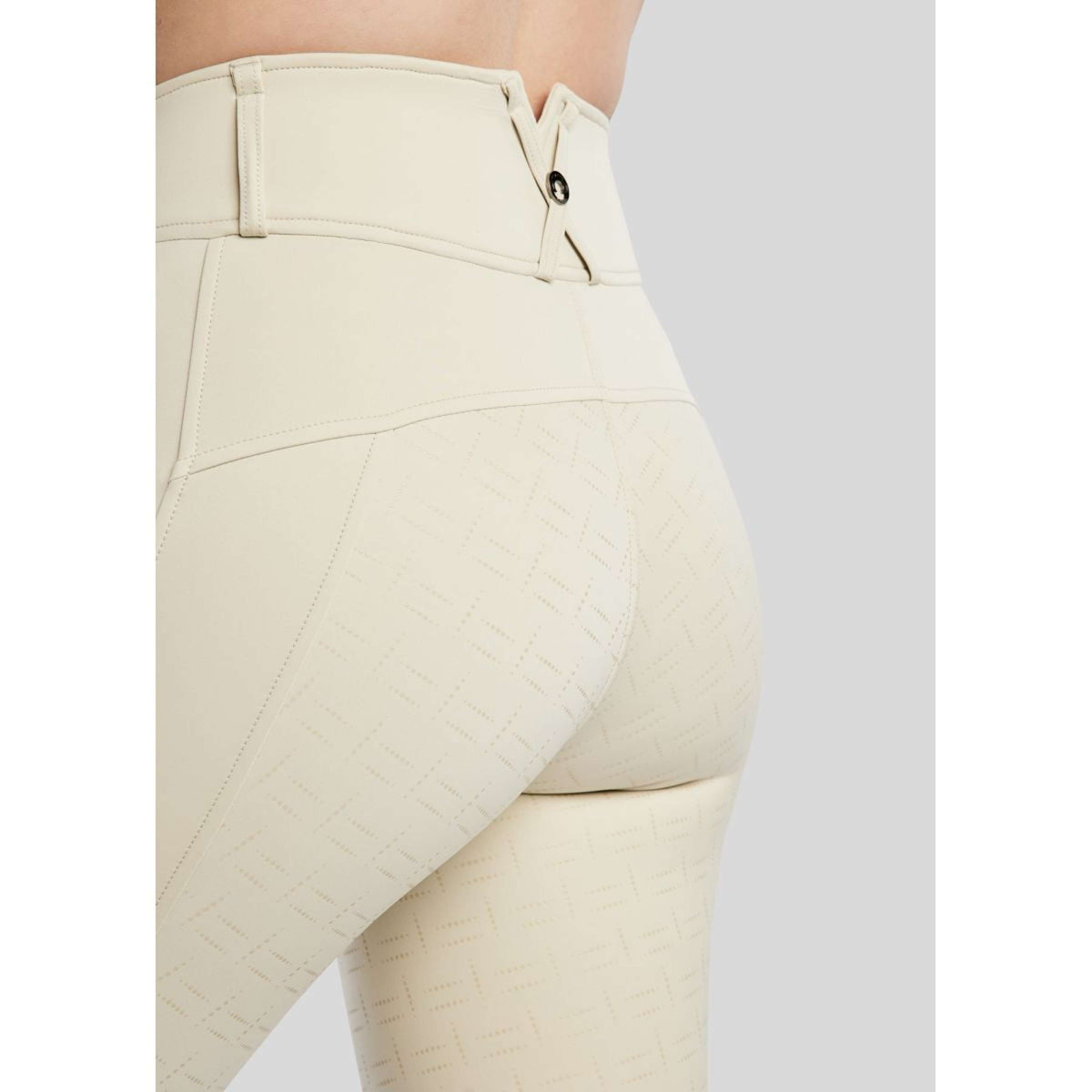 Montar Reitleggings MoGaia Full Grip Warm Light Grey