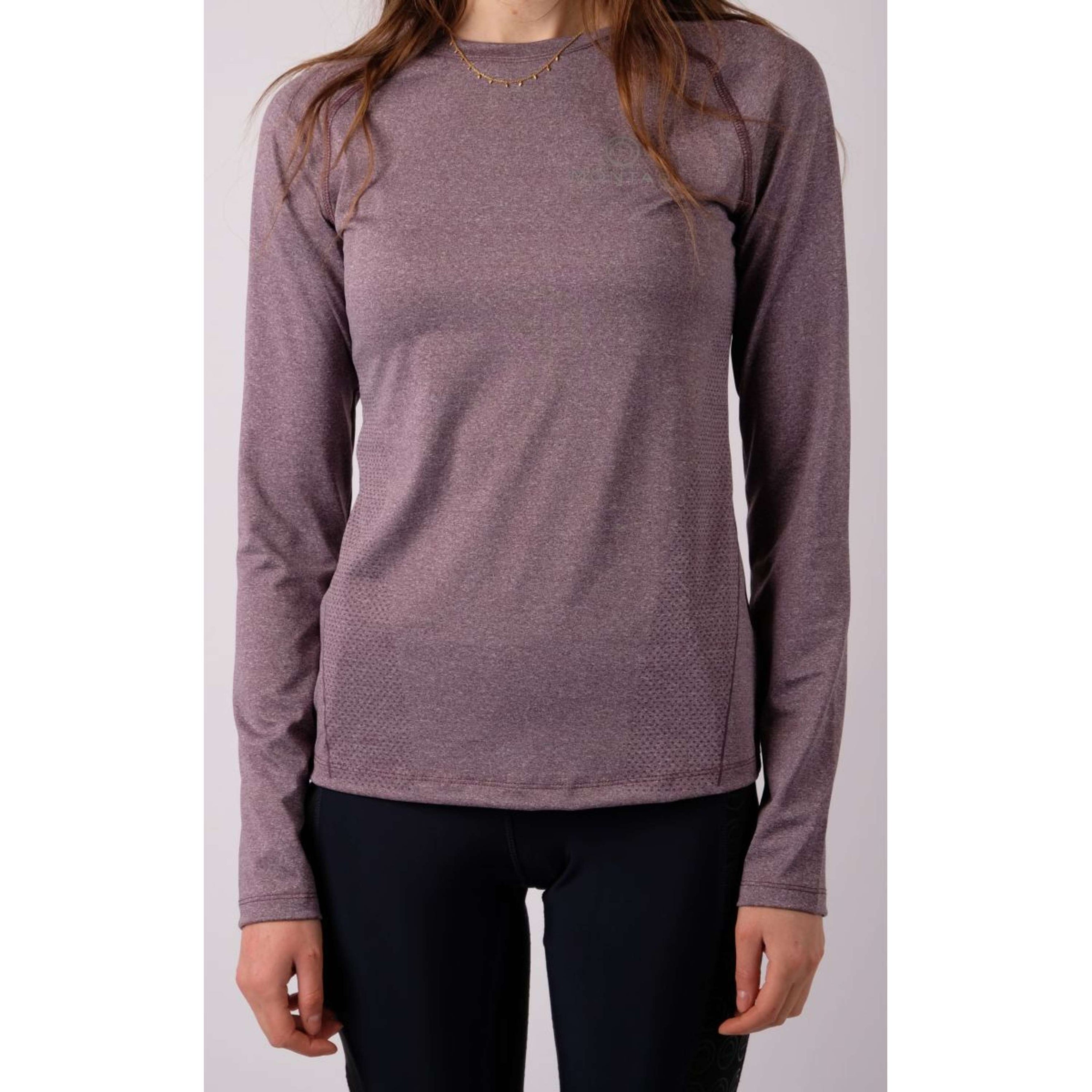 Montar Shirt Birgitte Base Layer Pflaumenfarben