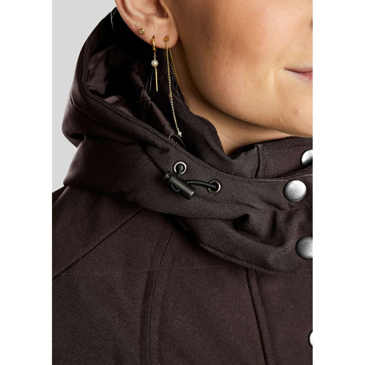 Montar Jacke Dicte Lang Braun