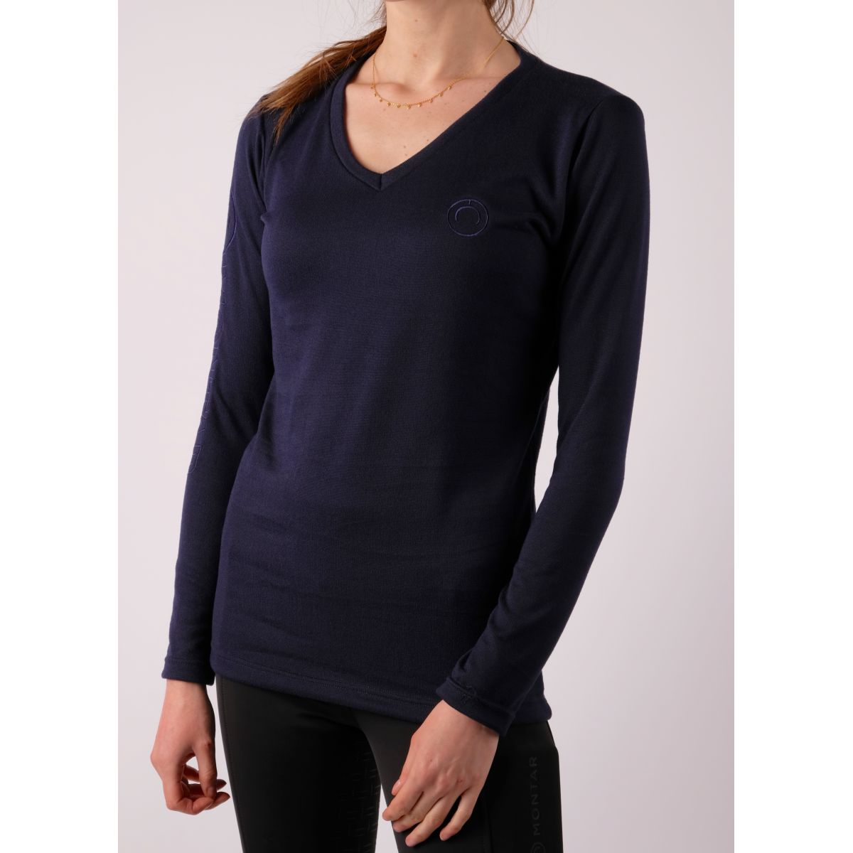 Montar Pullover June V-Neck Navy