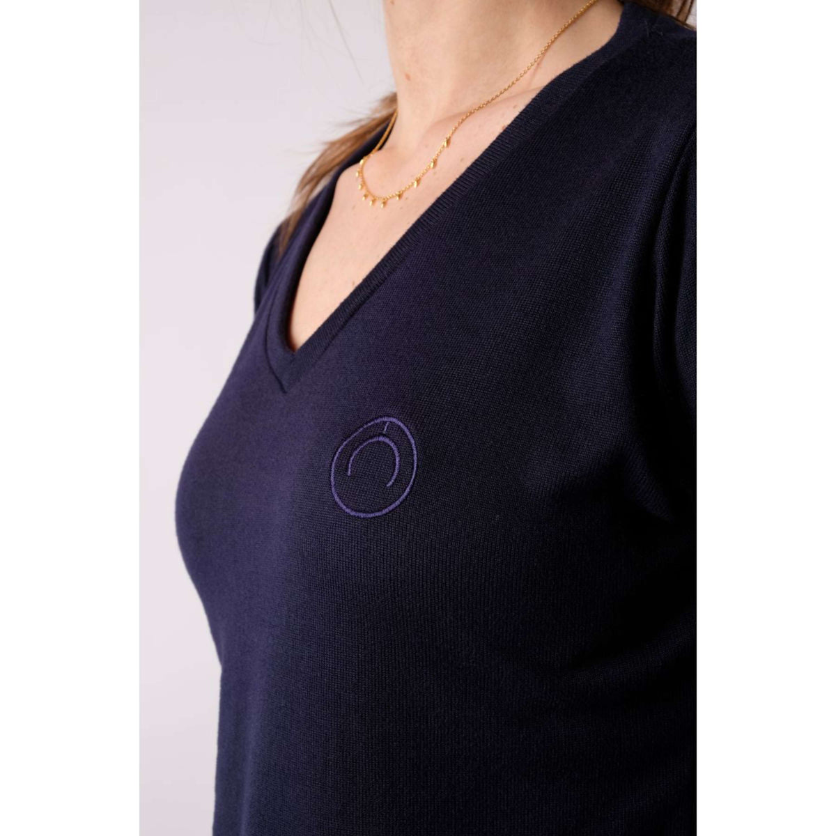 Montar Pullover June V-Neck Navy