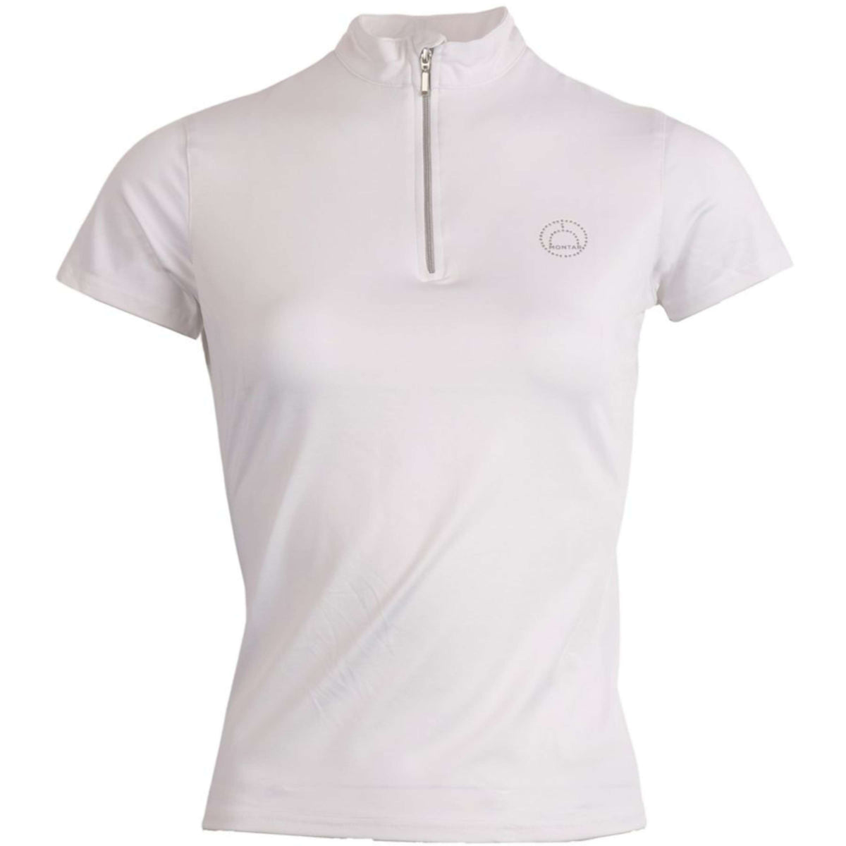 Montar Poloshirt Everly Crystal Logo Weiß