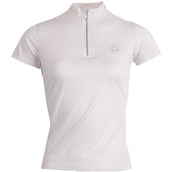 Montar Poloshirt Everly Crystal Logo Weiß