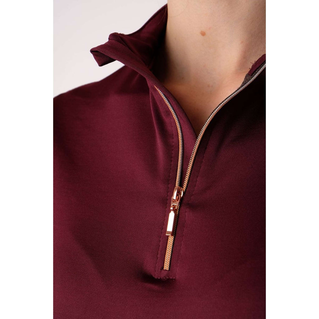 Montar Shirt Everly Rosegold Junior Lange Ärmel Pflaumenfarben