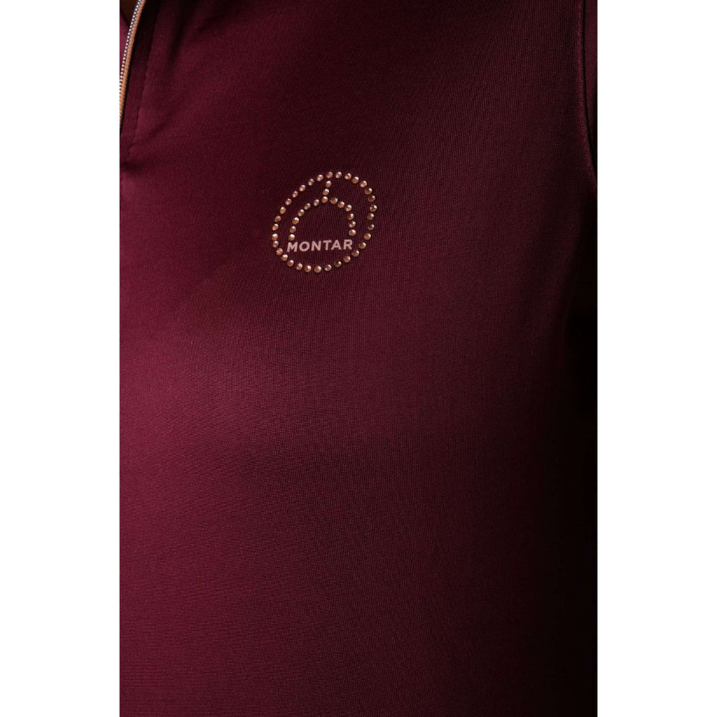 Montar Shirt Everly Rosegold Junior Lange Ärmel Pflaumenfarben