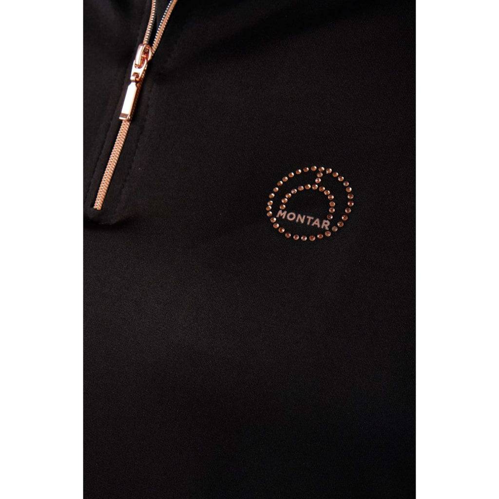 Montar Shirt Everly Rosegold Junior Lange Ärmel Schwarz