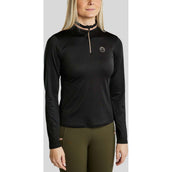 Montar Longsleeve MoGlenda Brushed Schwarz