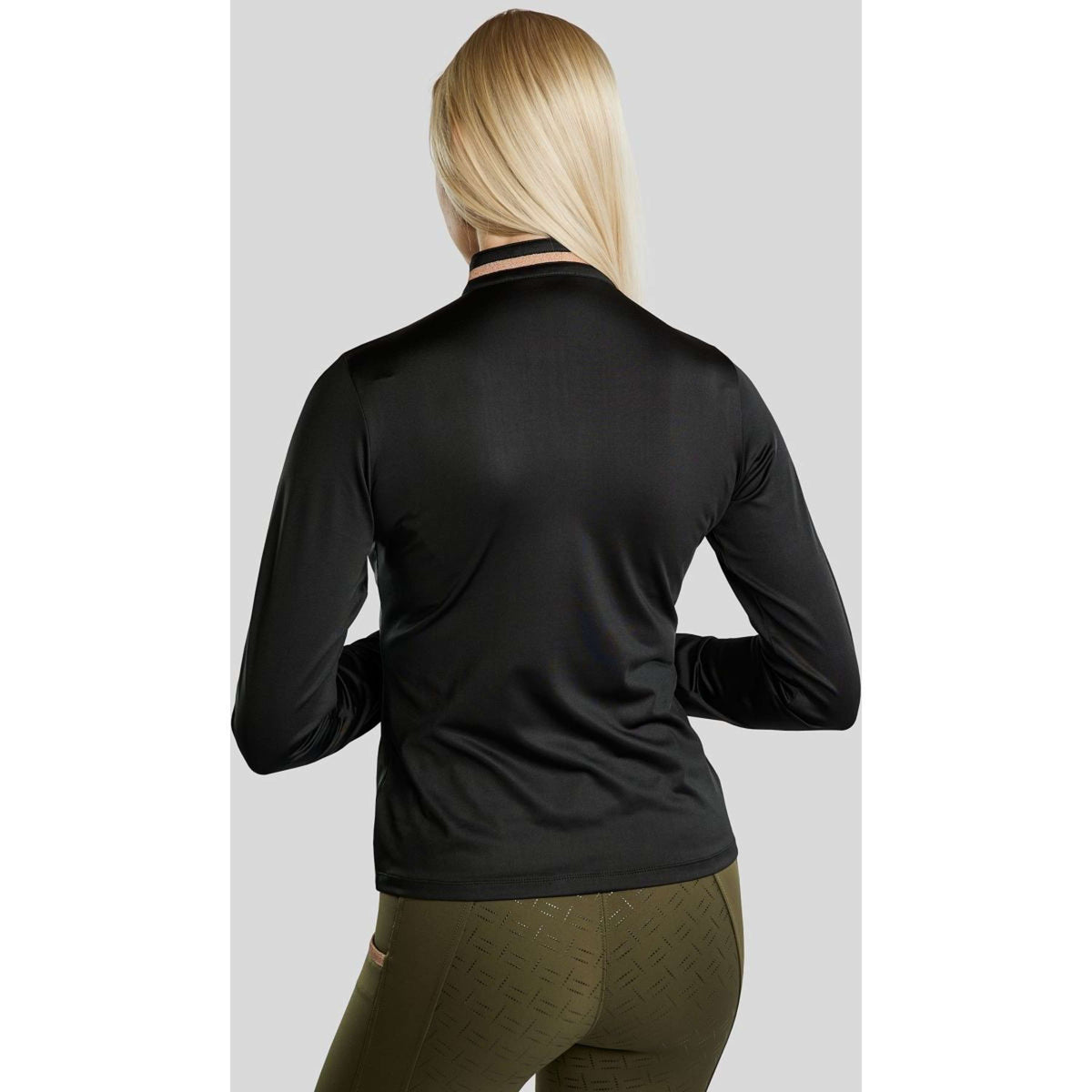 Montar Longsleeve MoGlenda Brushed Schwarz