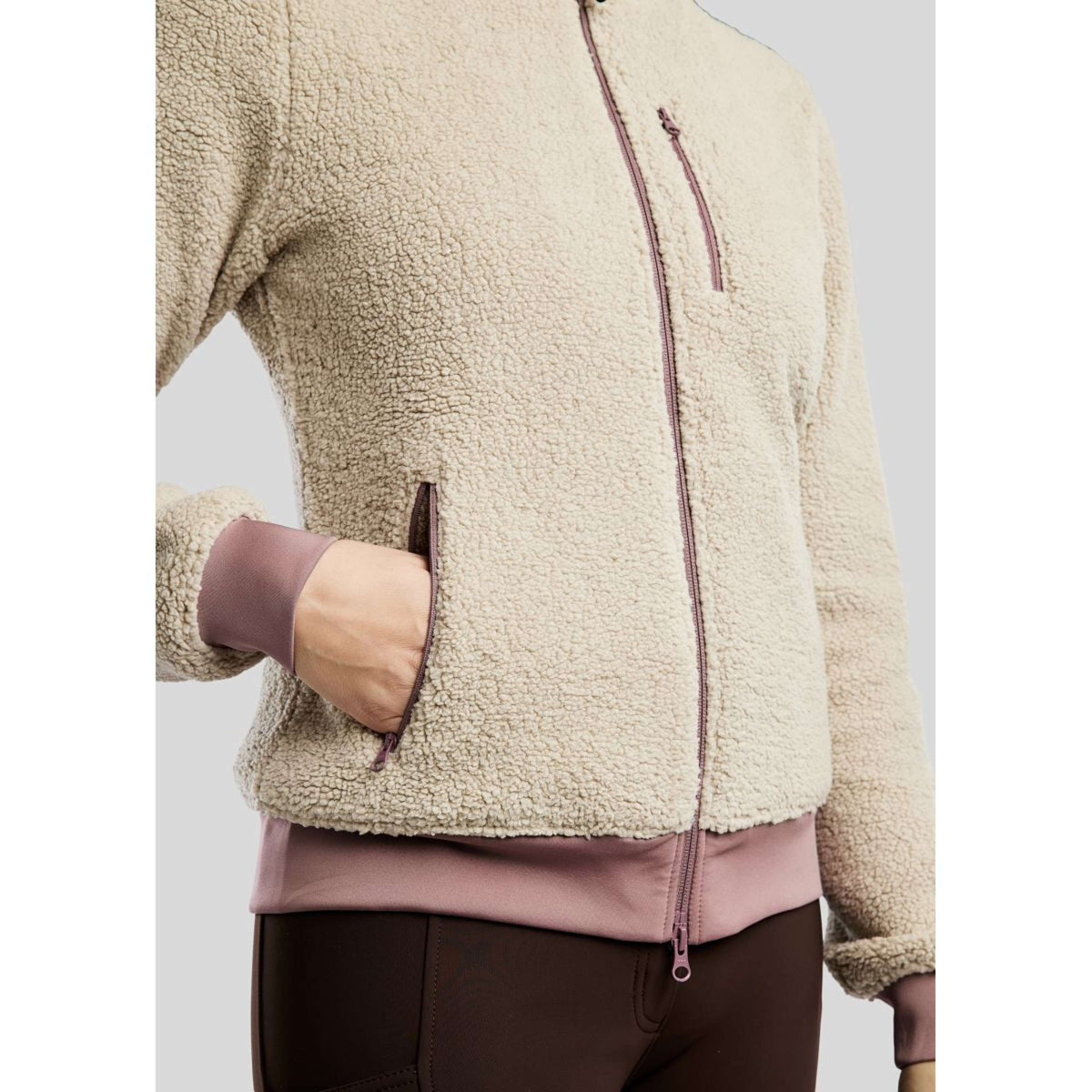 Montar Jacke MoEbba Teddy Dusty Rose