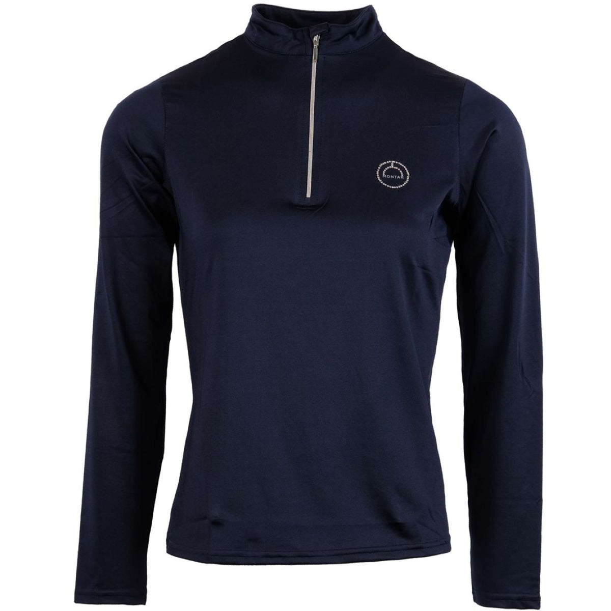 Montar Shirt Everly Crystal Logo Lange Ärmel Navy