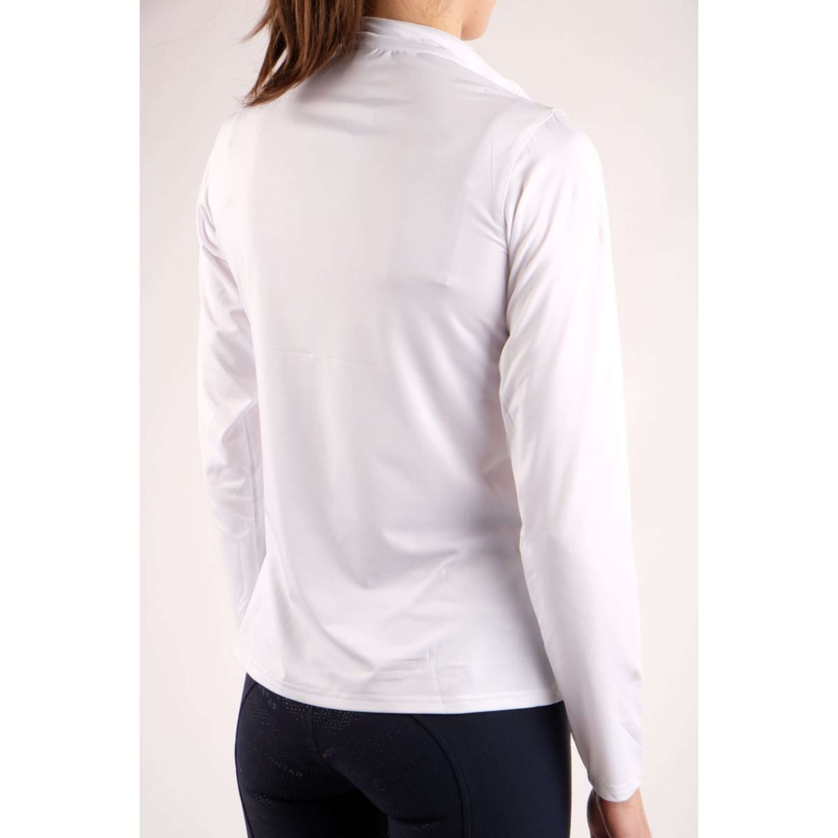 Montar Shirt Everly Rosegold Lange Ärmel Weiß