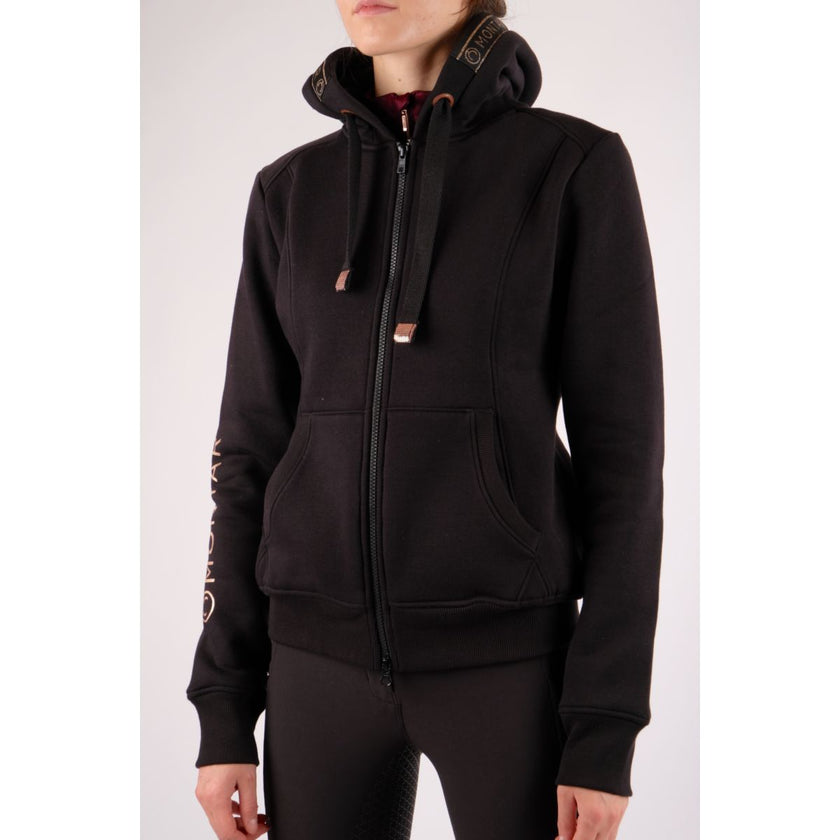 Montar Jacke Macie Rosegold Logo Schwarz
