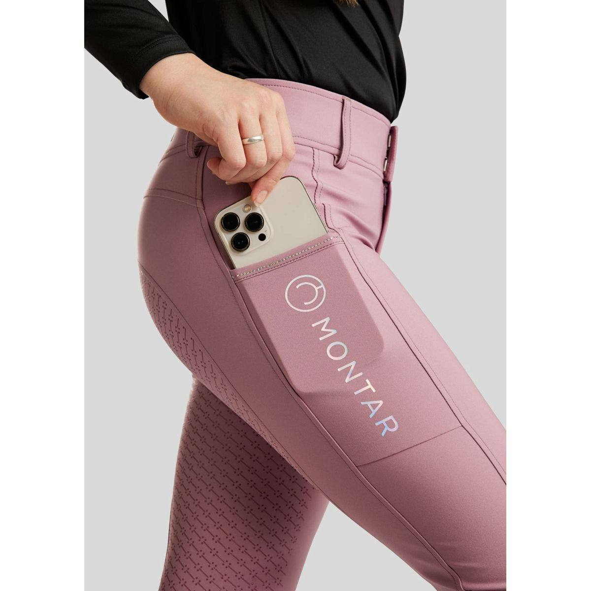 Montar Reithose MoCha Full Grip Geranie