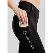 Montar Reitleggings MoCha Full Grip Schwarz