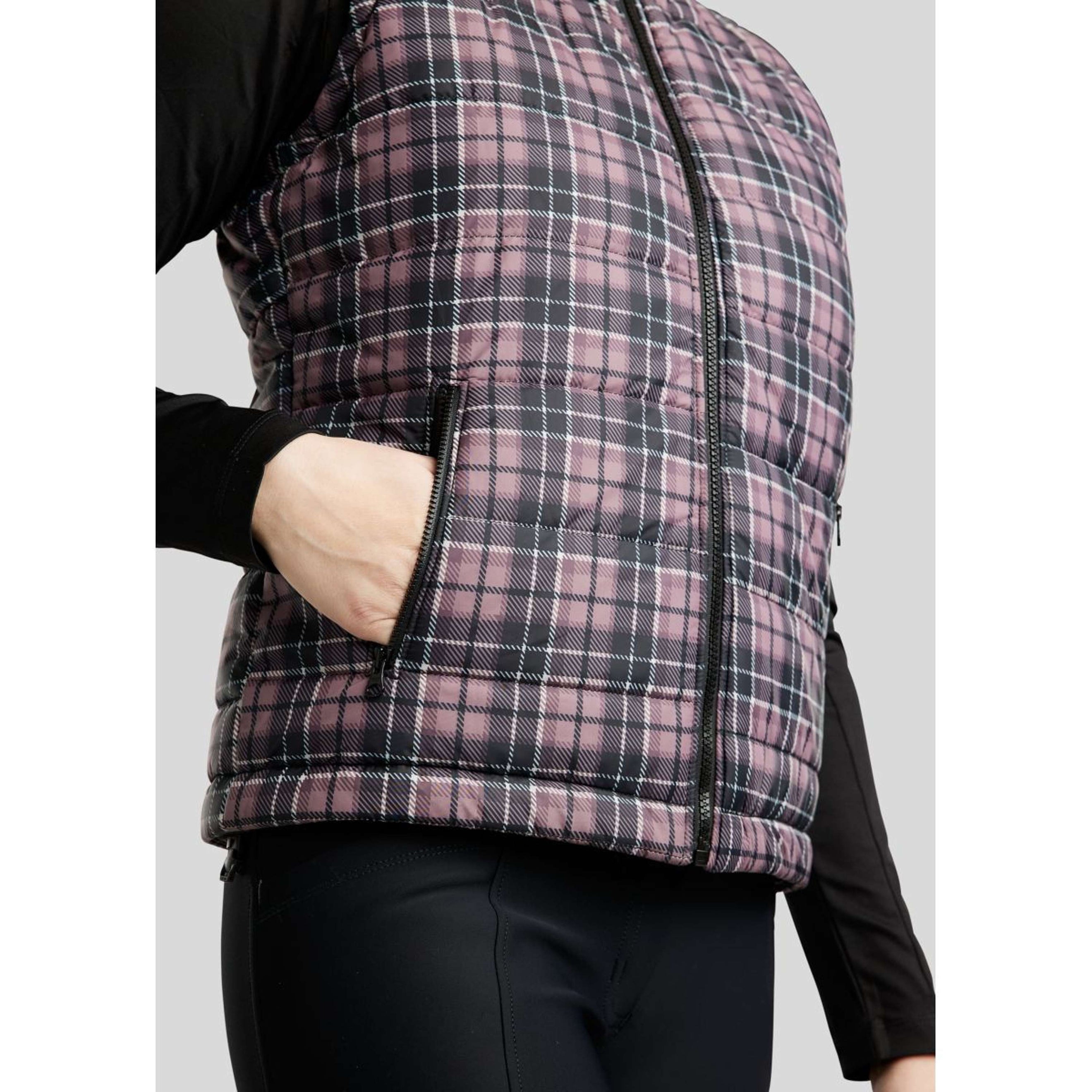 Montar Weste MoCheri Reversible Black Peony