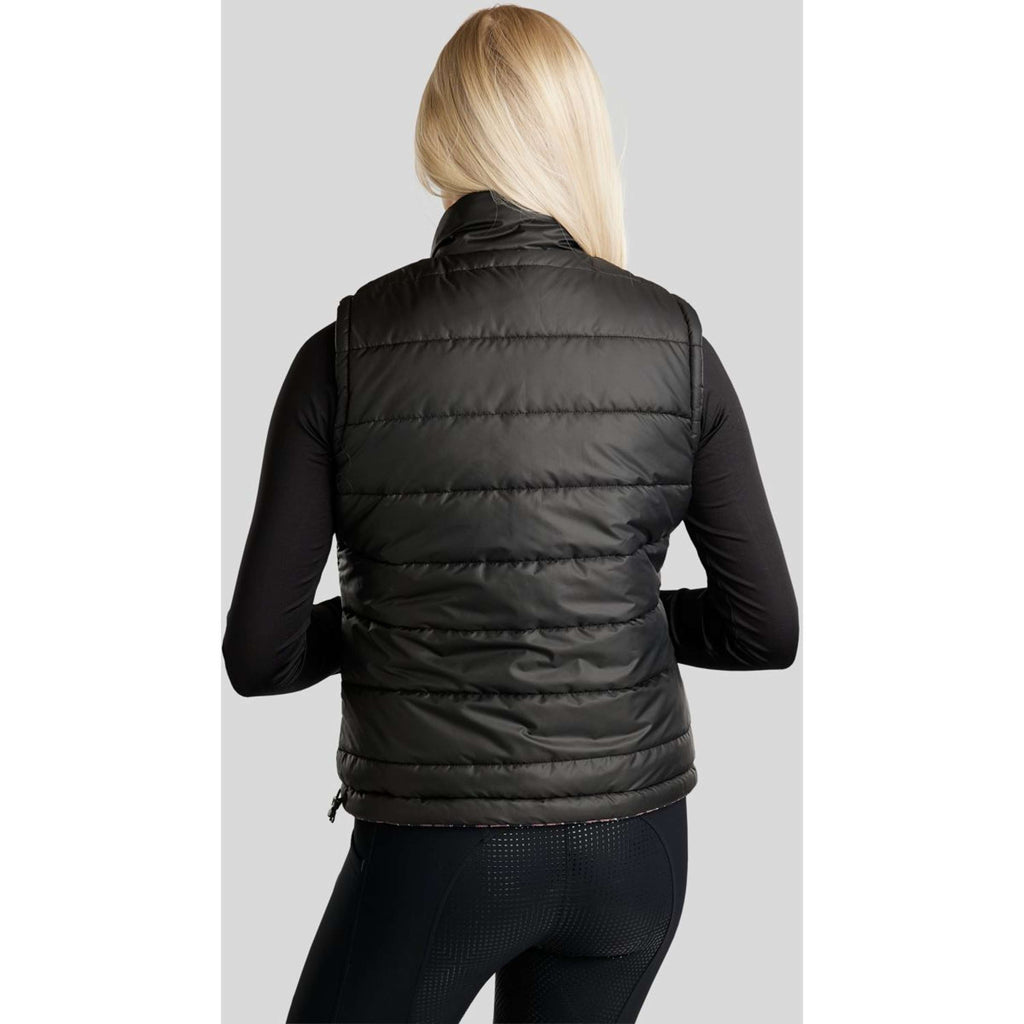 Montar Weste MoCheri Reversible Black Peony