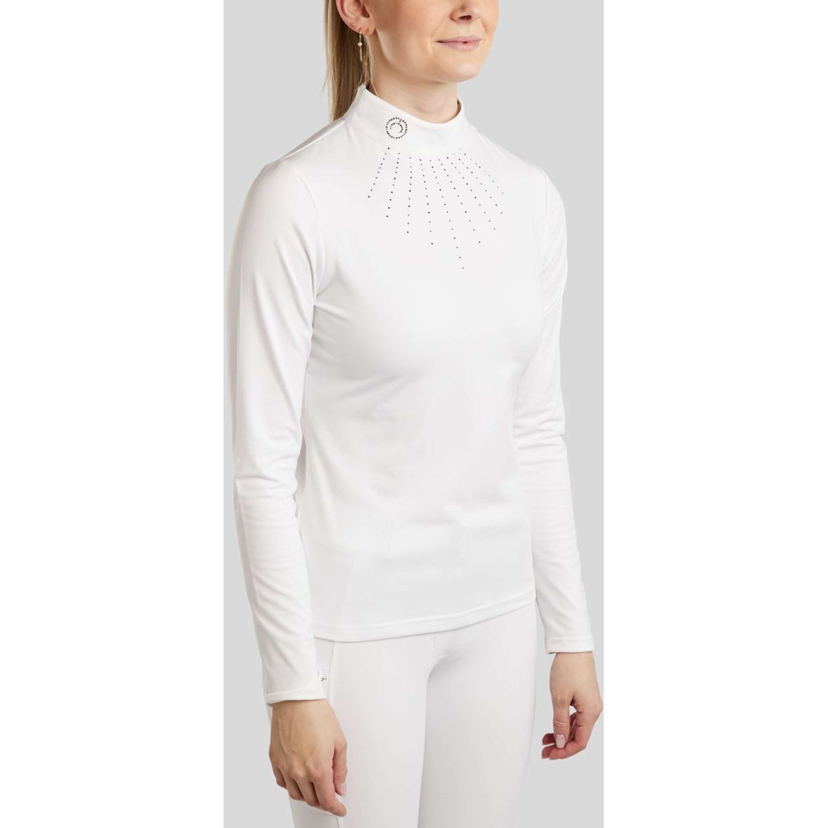 Montar Turniershirt MoEmilia Lange Ärmel Weiß Montar Turniershirt MoEmilia Lange Ärmel Weiß