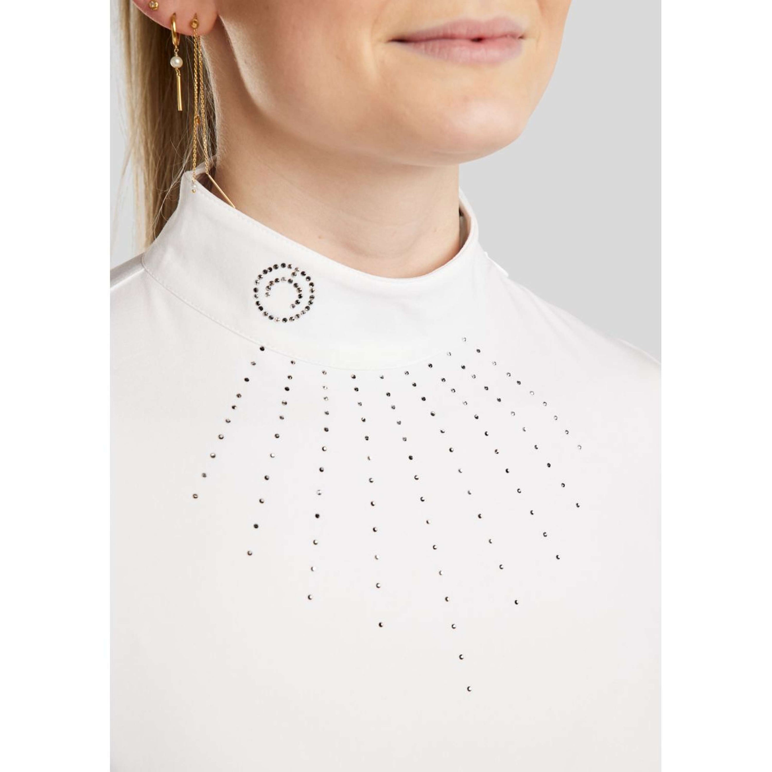 Montar Turniershirt MoEmilia Lange Ärmel Weiß Montar Turniershirt MoEmilia Lange Ärmel Weiß