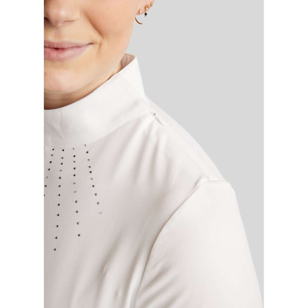 Montar Turniershirt MoEmilia Lange Ärmel Weiß