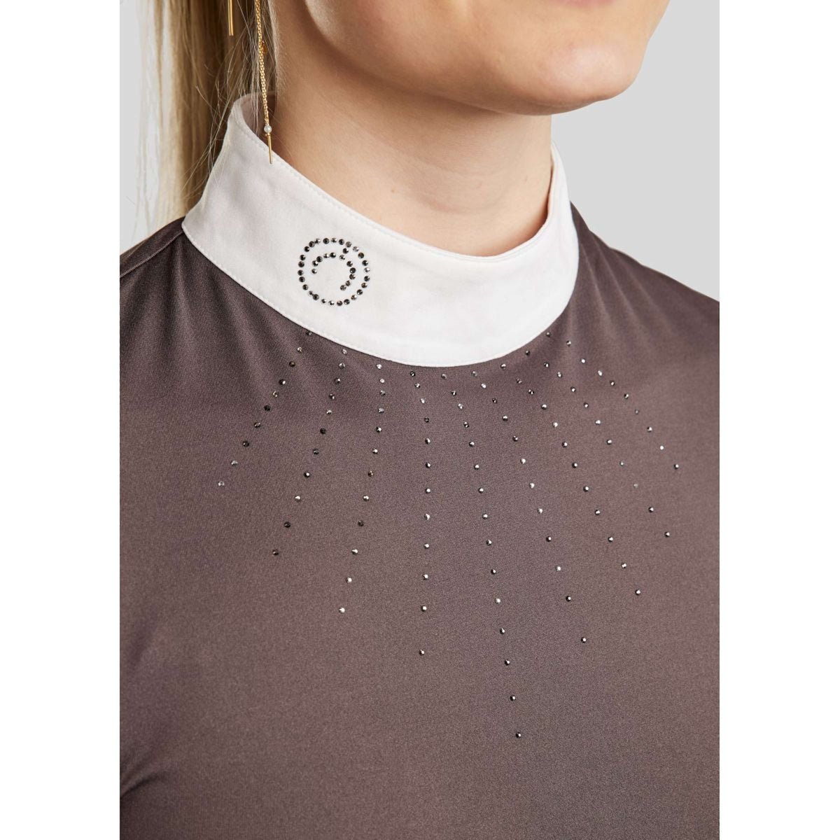 Montar Turniershirt MoEmilia Lange Ärmel Black Peony