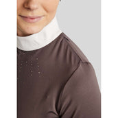 Montar Turniershirt MoEmilia Lange Ärmel Black Peony