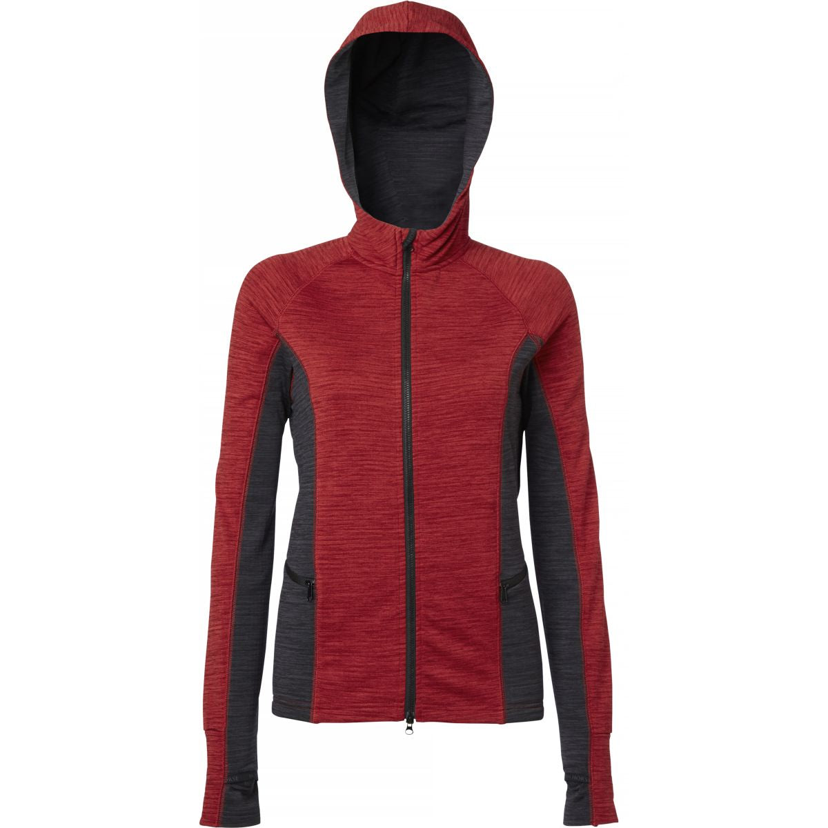 Mountain Horse Jacke Bella Tech Fleece mit Kaputze Rot