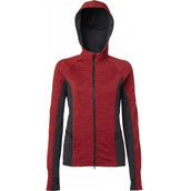 Mountain Horse Jacke Bella Tech Fleece mit Kaputze Rot