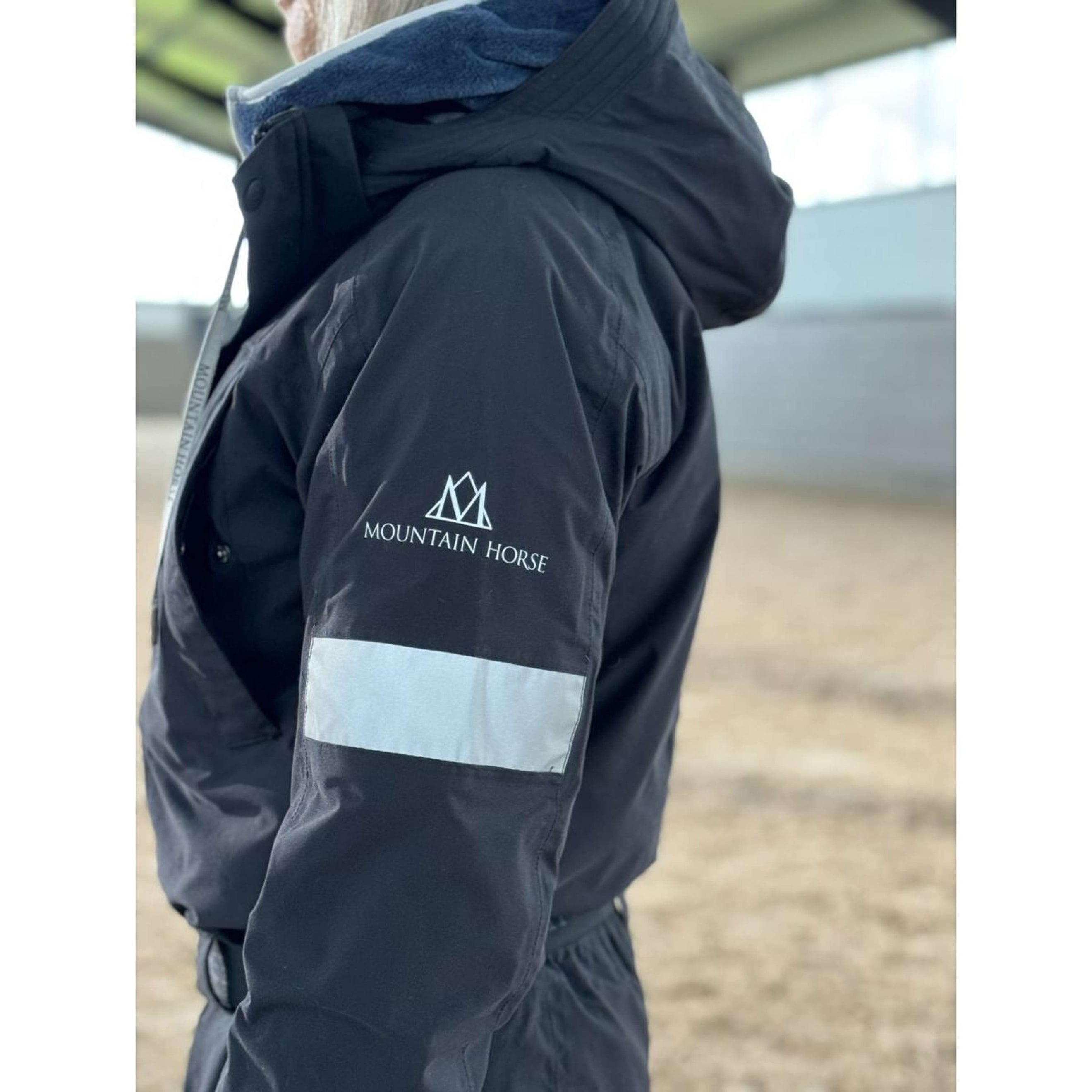 Mountain Horse Reitpullover Protect Schwarz Mountain Horse Reitpullover Protect Schwarz