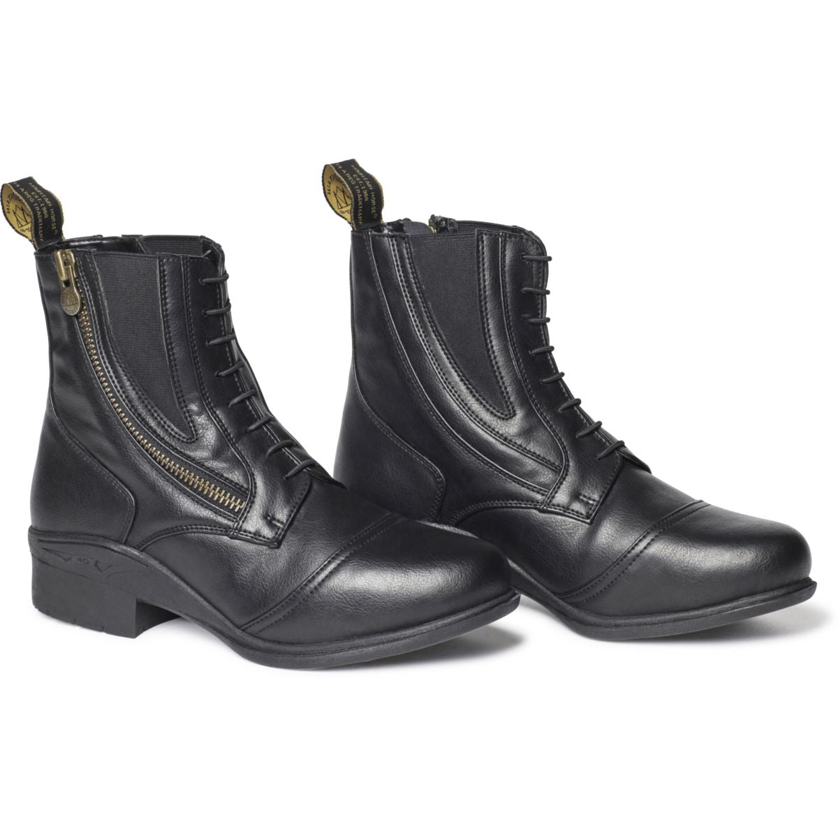 Mountain Horse Stiefeletten Veganza Winter Side Zip Paddock Schwarz