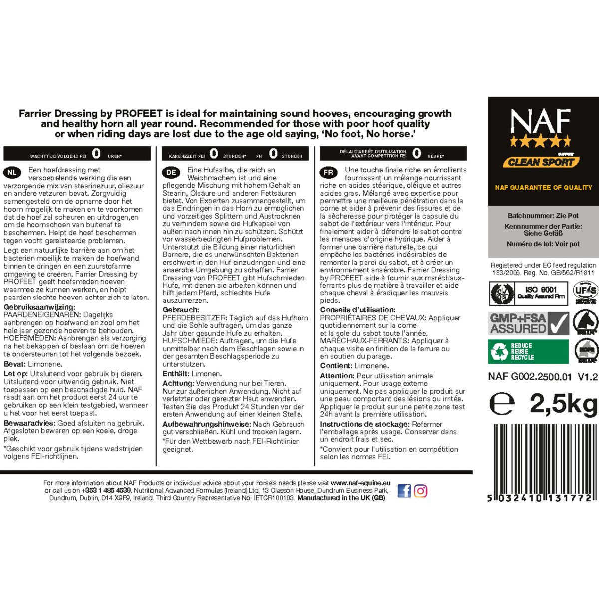 NAF Farrier Hoof Dressing