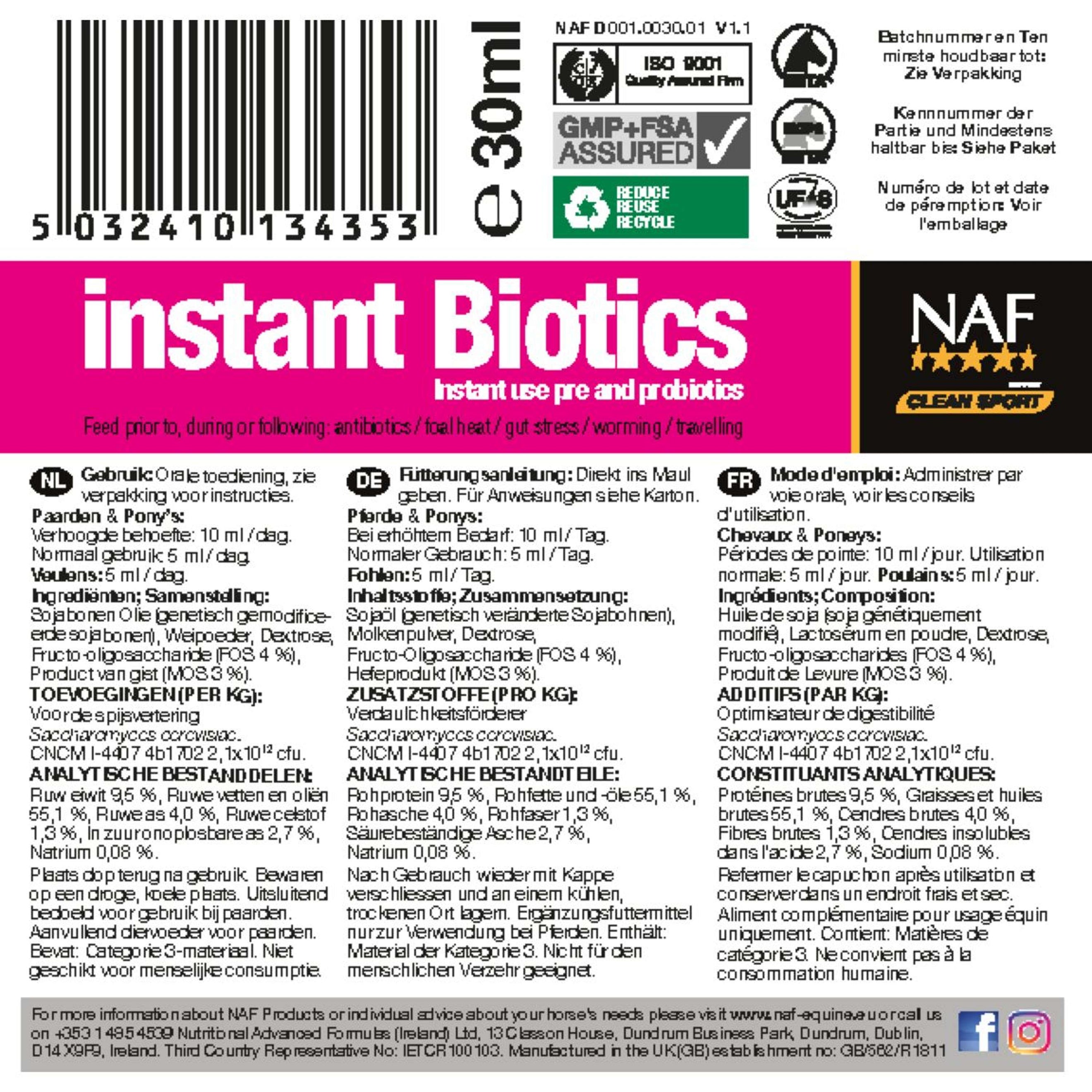 NAF Instant Biotics NAF Instant Biotics
