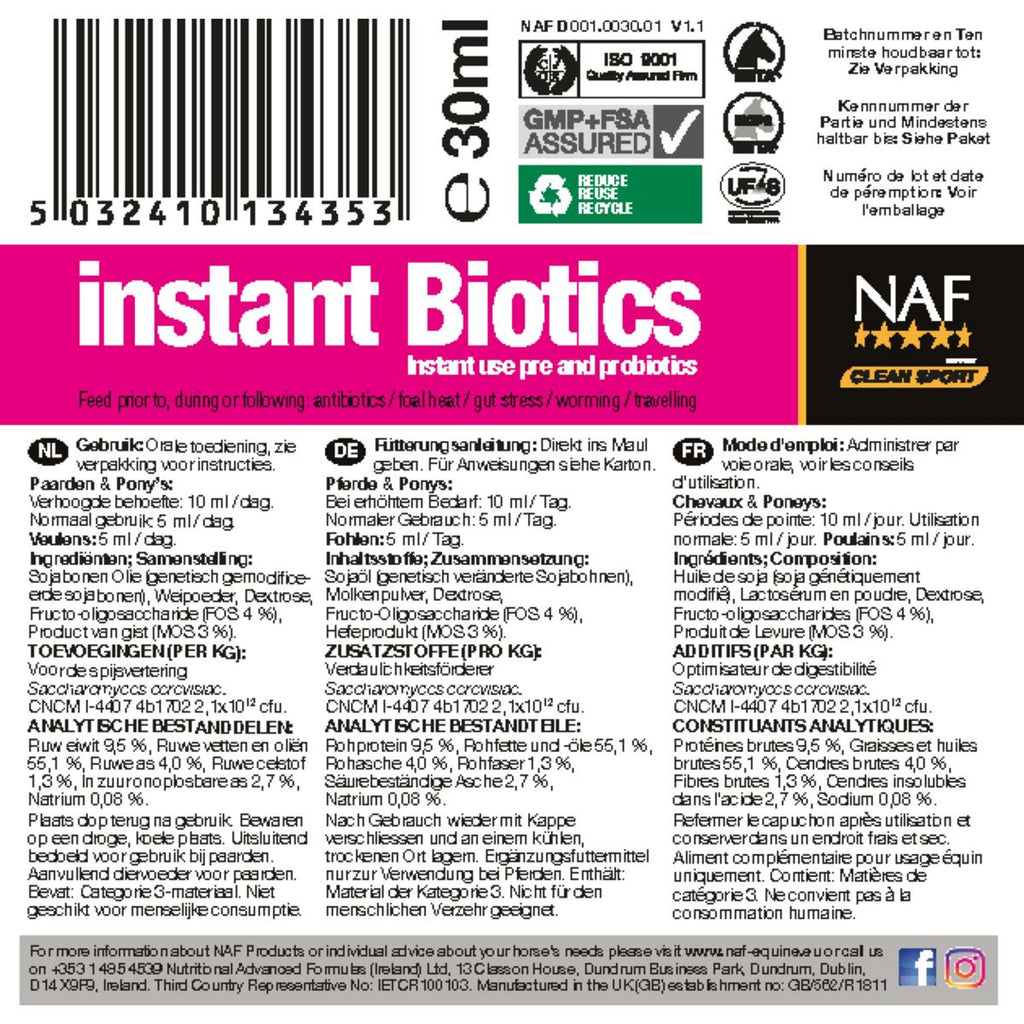 NAF Instant Biotics