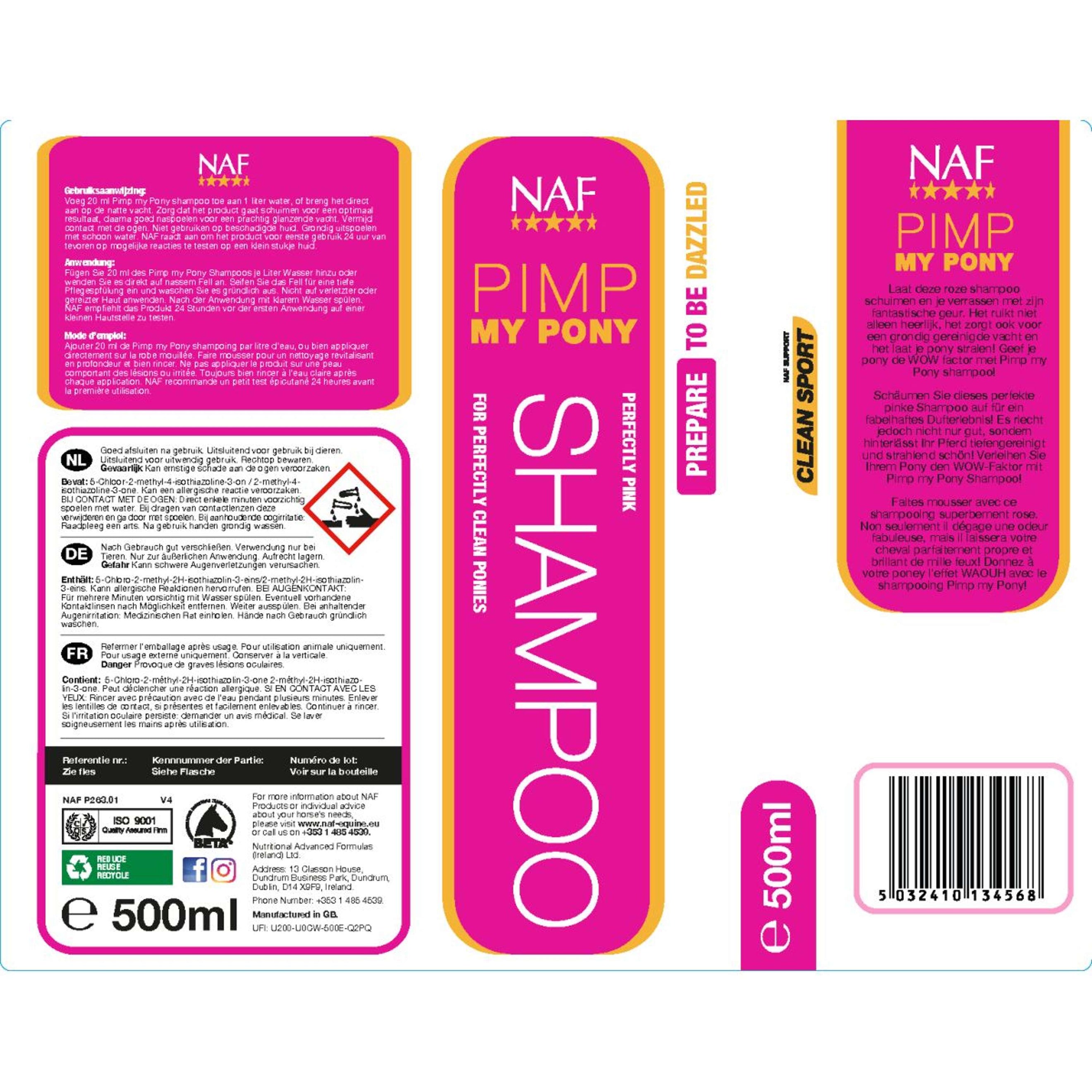 NAF Pimp My Pony Shampoo Rosa NAF Pimp My Pony Shampoo Rosa