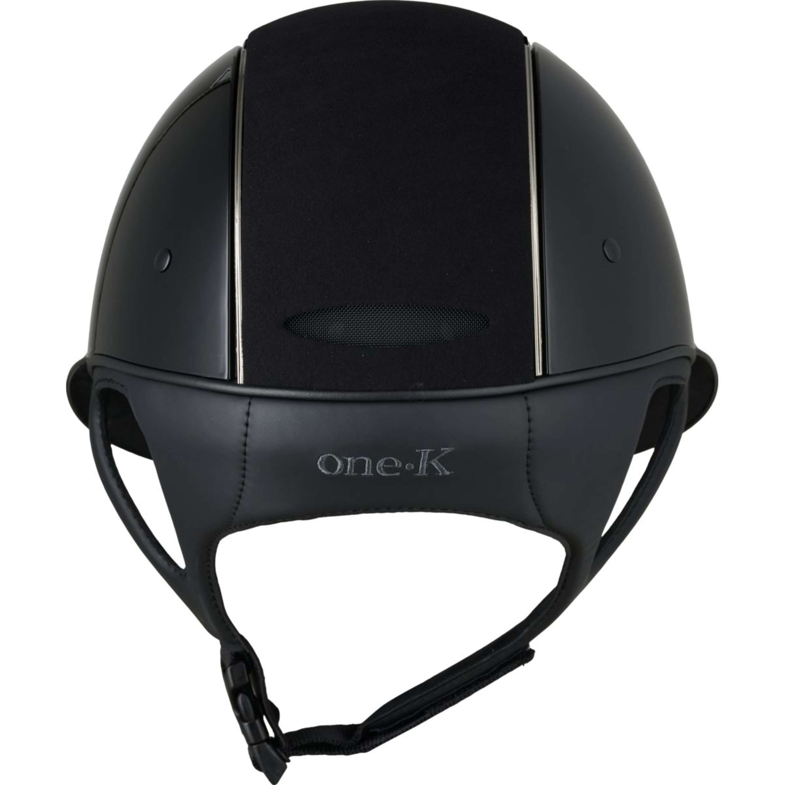 OneK Reithelm Avancé Glossy Chamude Chrome Lines Schwarz OneK Reithelm Avancé Glossy Chamude Chrome Lines Schwarz
