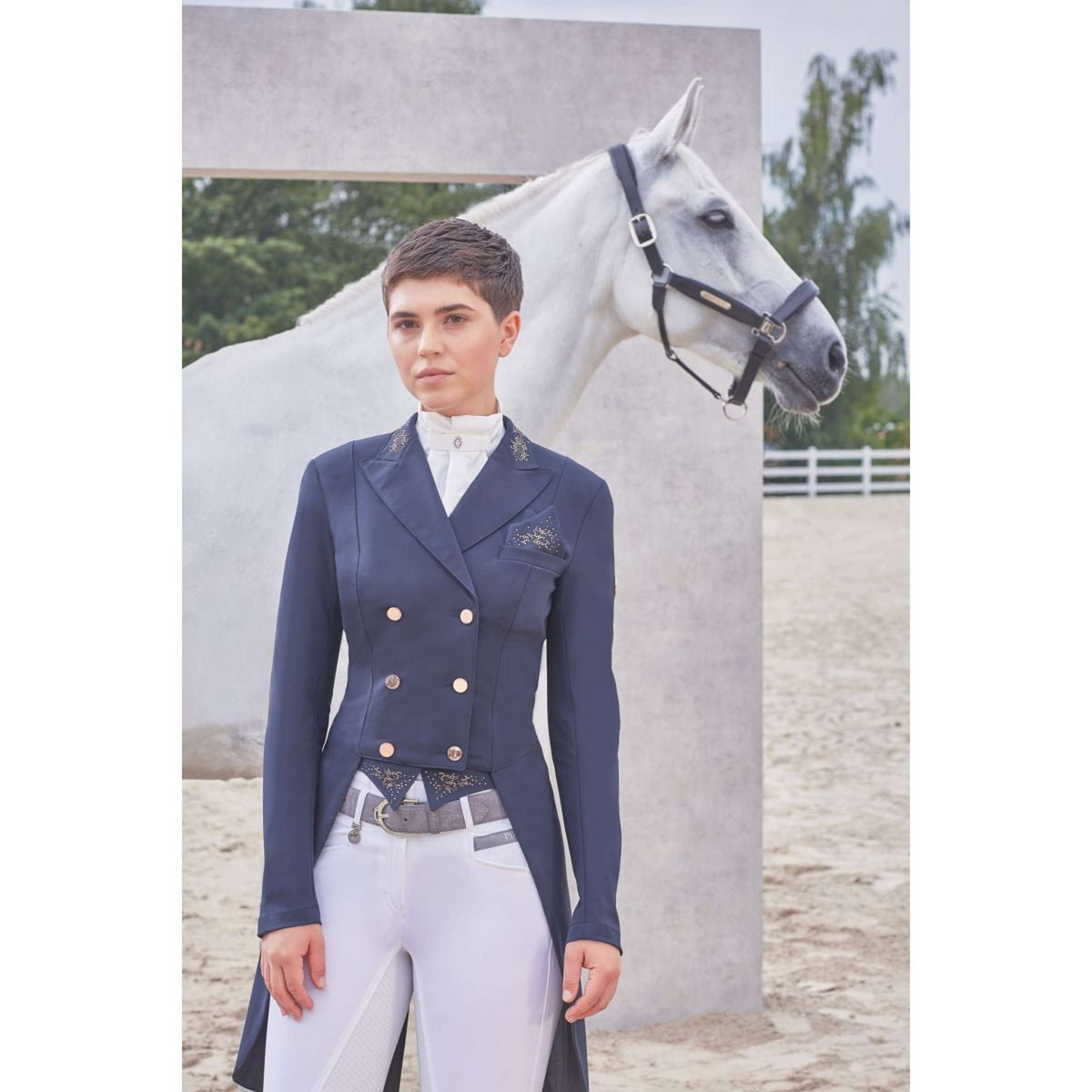 Pikeur Dressurfrack Lilien P.R. Dressur Lang Nightblue