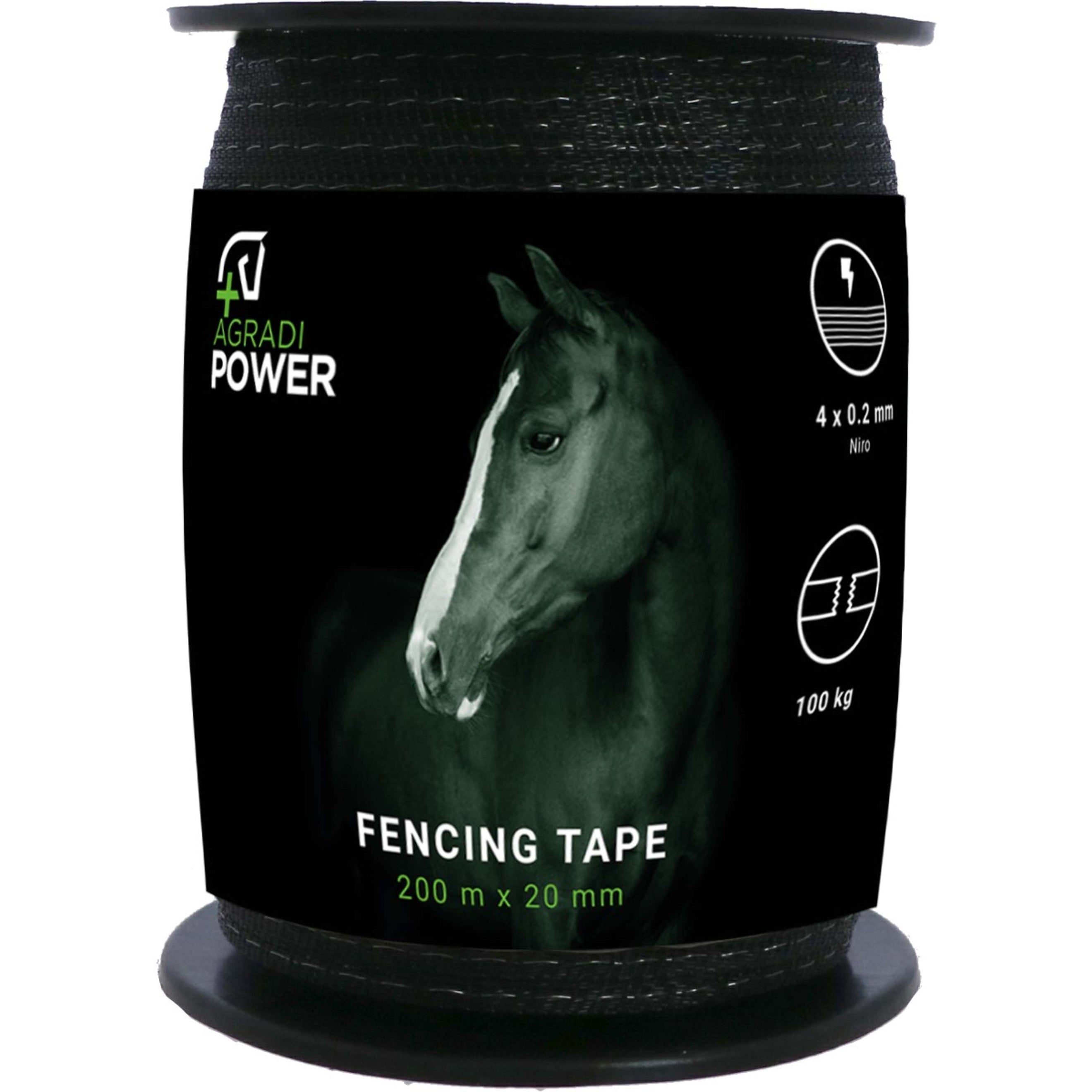 Agradi Power Band Eco 20mm Schwarz Agradi Power Band Eco 20mm Schwarz