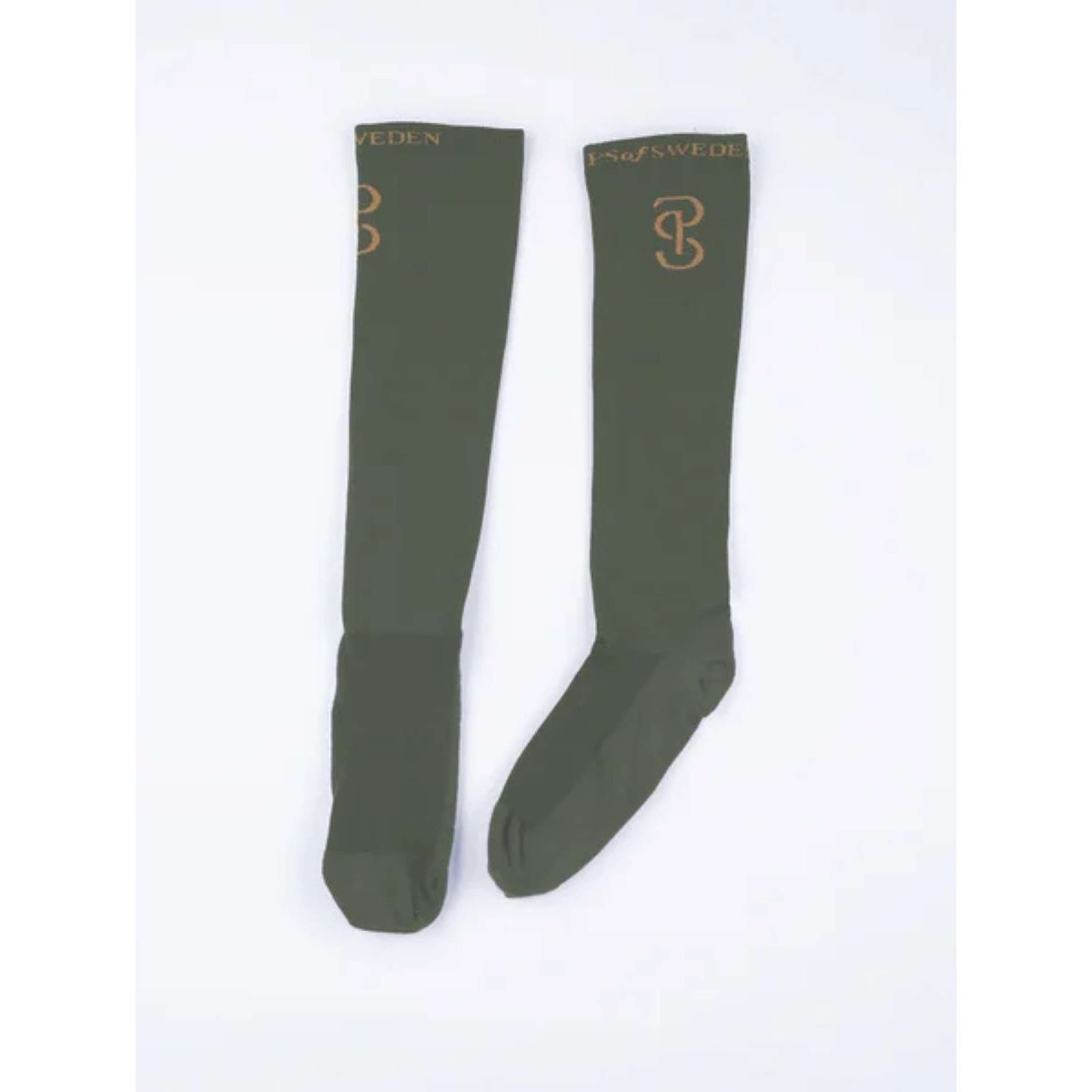 PS of Sweden Socken Sky Riding 2-pack Vintage Green