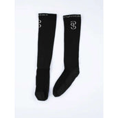 PS of Sweden Socken Sky Riding 2-pack Schwarz