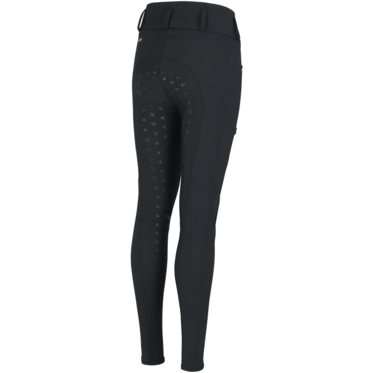 Pikeur Reithose Girl Highwaist Full Grip Schwarz