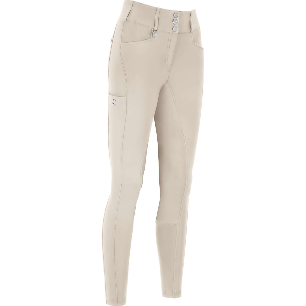 Pikeur Reithose New Candela Leder Vollbesatz Vanilla Cream