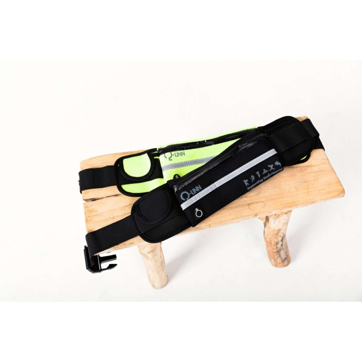 Q Linn Telefonriem Schwarz