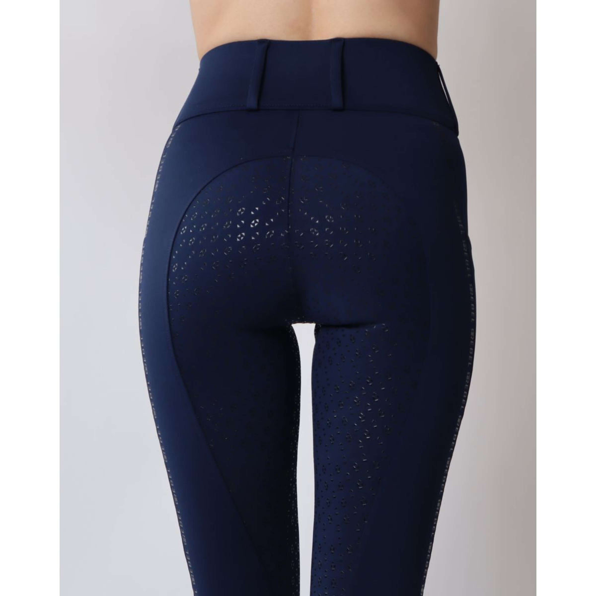 Rebel Pull On Reitleggings Tone in Tone Full Grip Navy