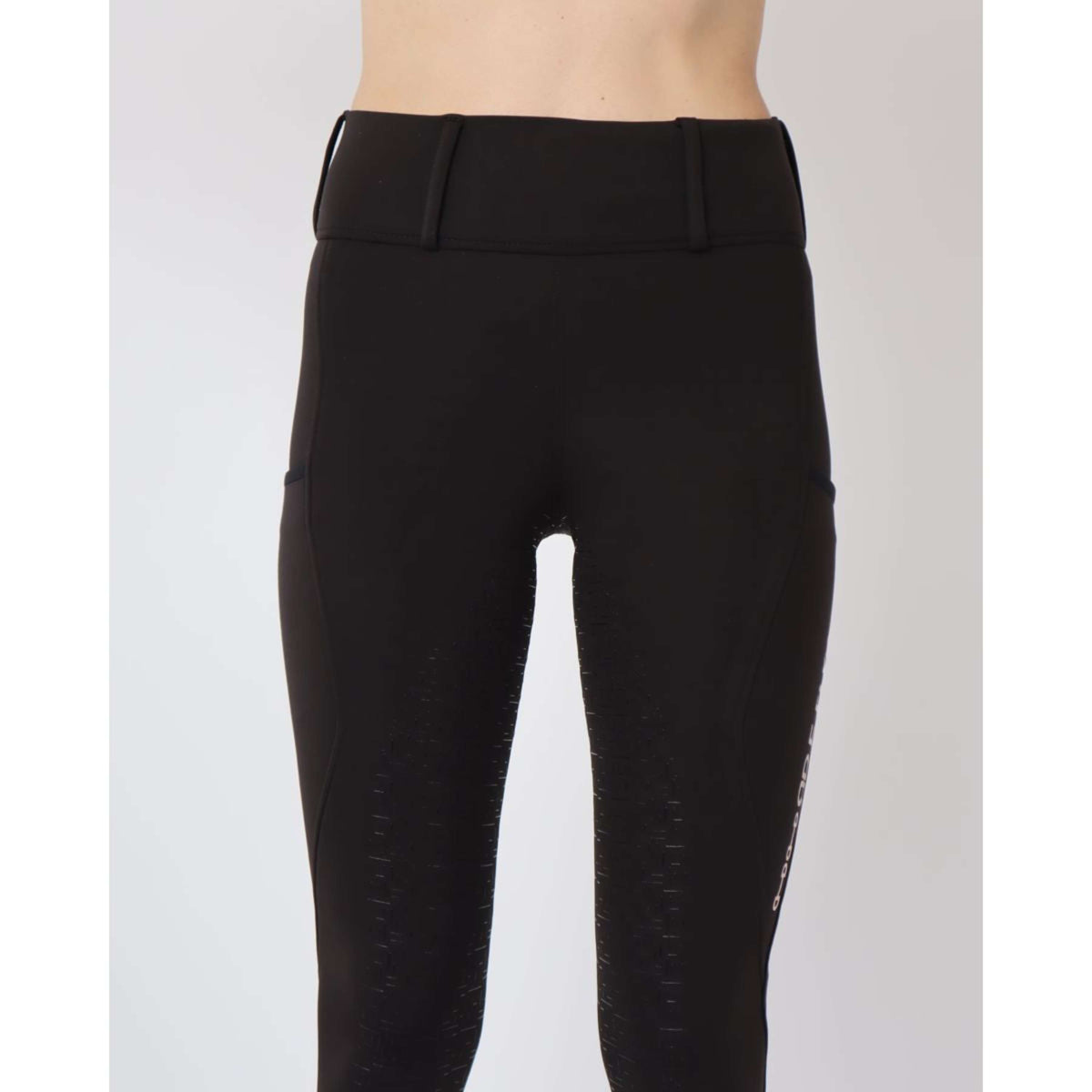 Rebel Pull On Reitleggings Bid-Chain Full Grip Schwarz