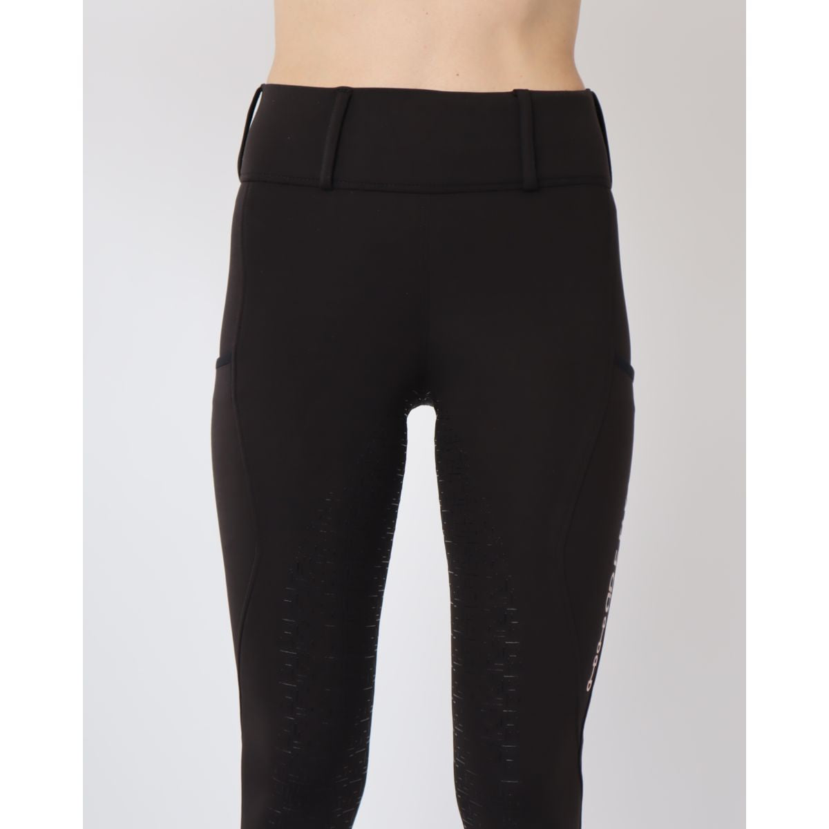 Rebel Pull On Reitleggings Bid-Chain Full Grip Schwarz