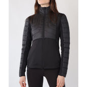 Rebel Jacke Tone in Tone Schwarz