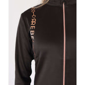 Rebel Jacke Bid-Chain Roségoldenes Logo Schwarz