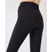 Rebel Reithose Highwaist Full Grip Schwarz