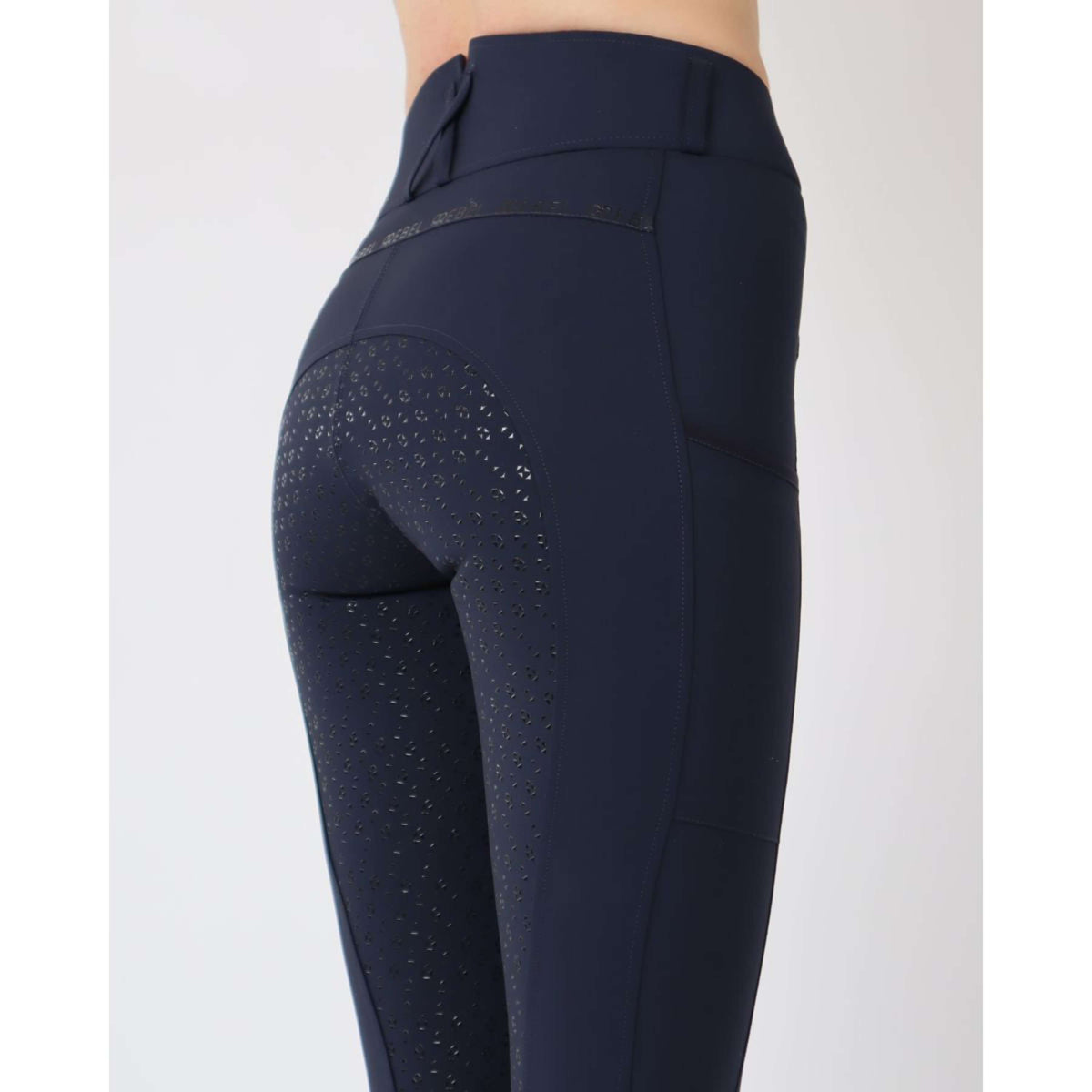 Rebel Reithose Highwaist Voller Grip Navy